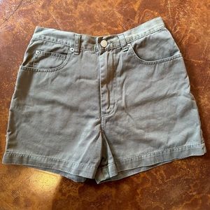 Banana republic high-waisted cotton shorts